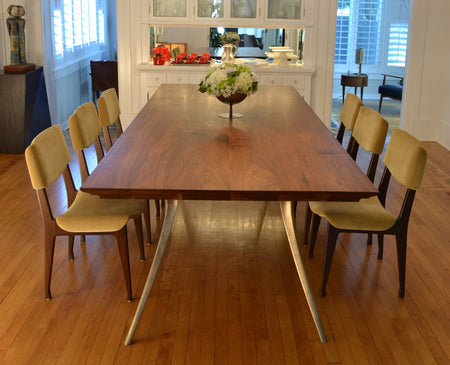 Squared Cast/Mill Dining Table - blankblankinc