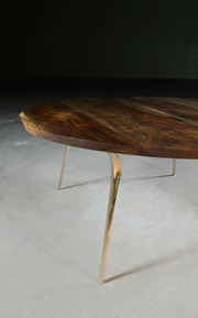 Round Cast/Mill Dining Table - blankblankinc